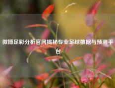 微博足彩分析官网揭秘专业足球数据与预测平台