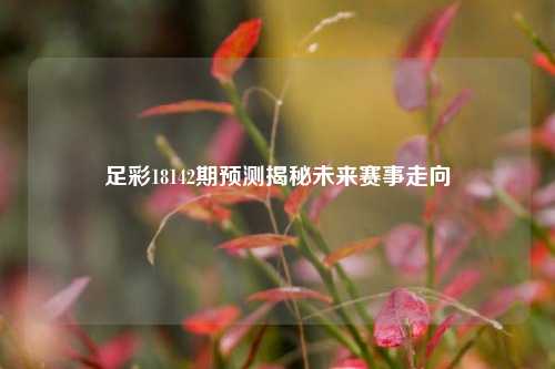 足彩18142期预测揭秘未来赛事走向