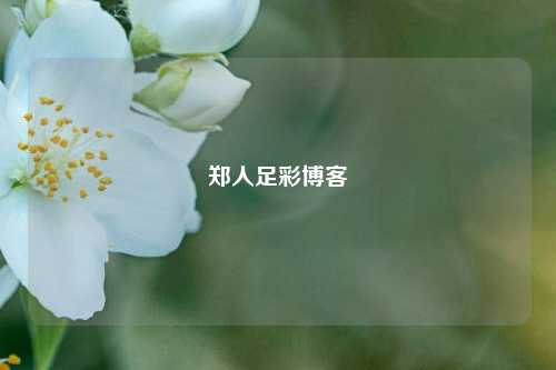 郑人足彩博客